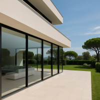 Notre zone d'activité pour ce service Menuiserie aluminium et bois haut de gamme alliant chaleur naturelle et durabilité pour intérieurs raffinés
